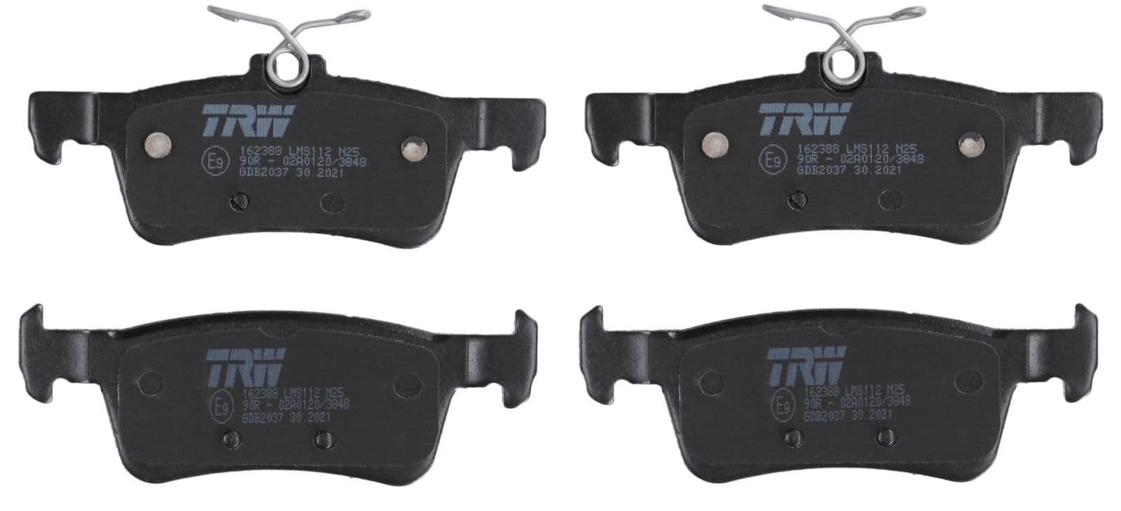 set placute frana,frana disc TRW GDB2037