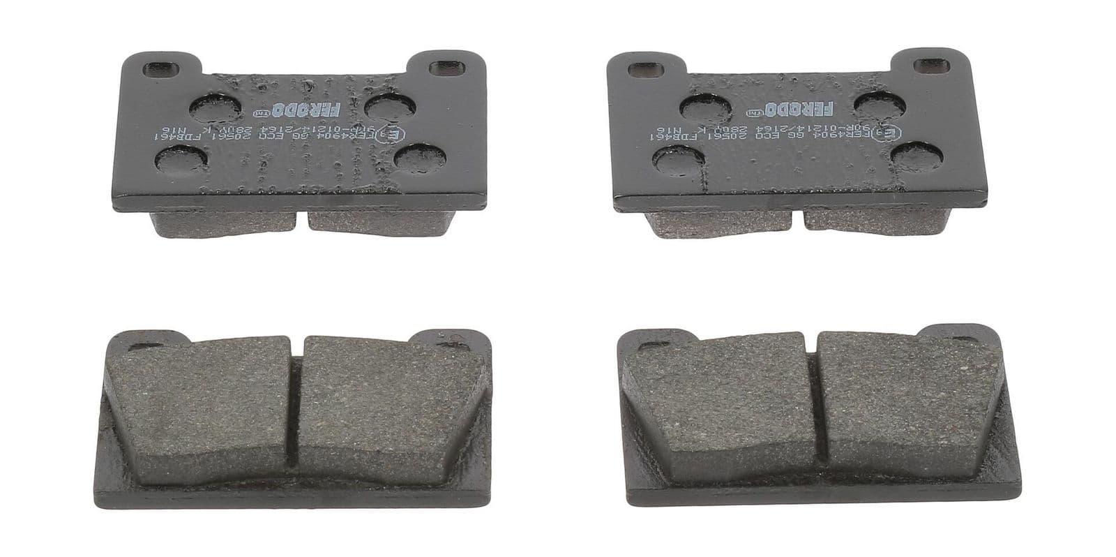 set placute frana,frana disc FERODO PREMIER ECO FRICTION FDB461