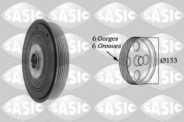 Fulie curea, arbore cotit SASIC 2150012