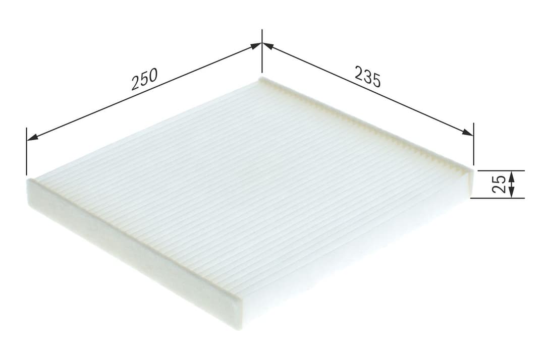 Filtru, aer habitaclu BOSCH 1 987 432 065