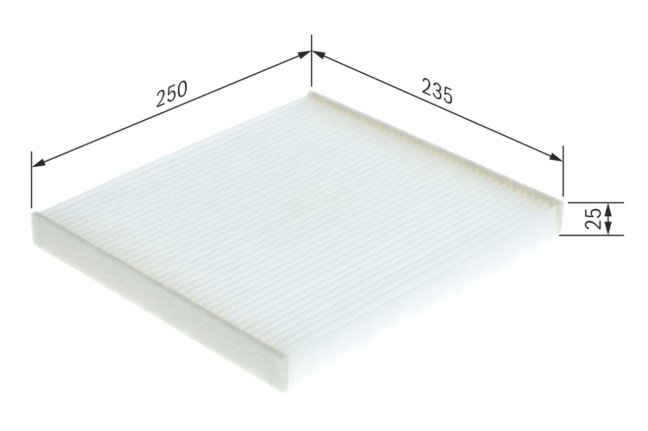 Filtru, aer habitaclu BOSCH 1 987 432 065
