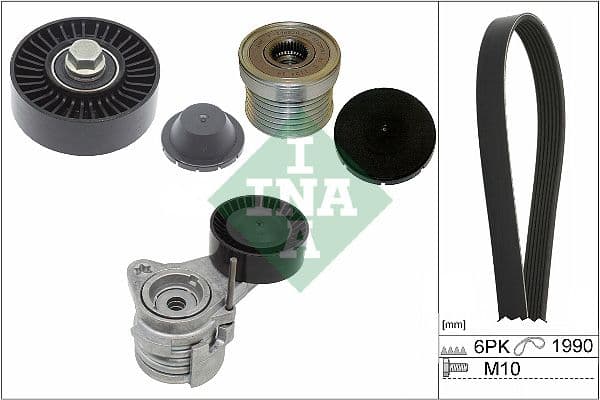 Set curea transmisie cu caneluri Schaeffler INA 529 0043 20