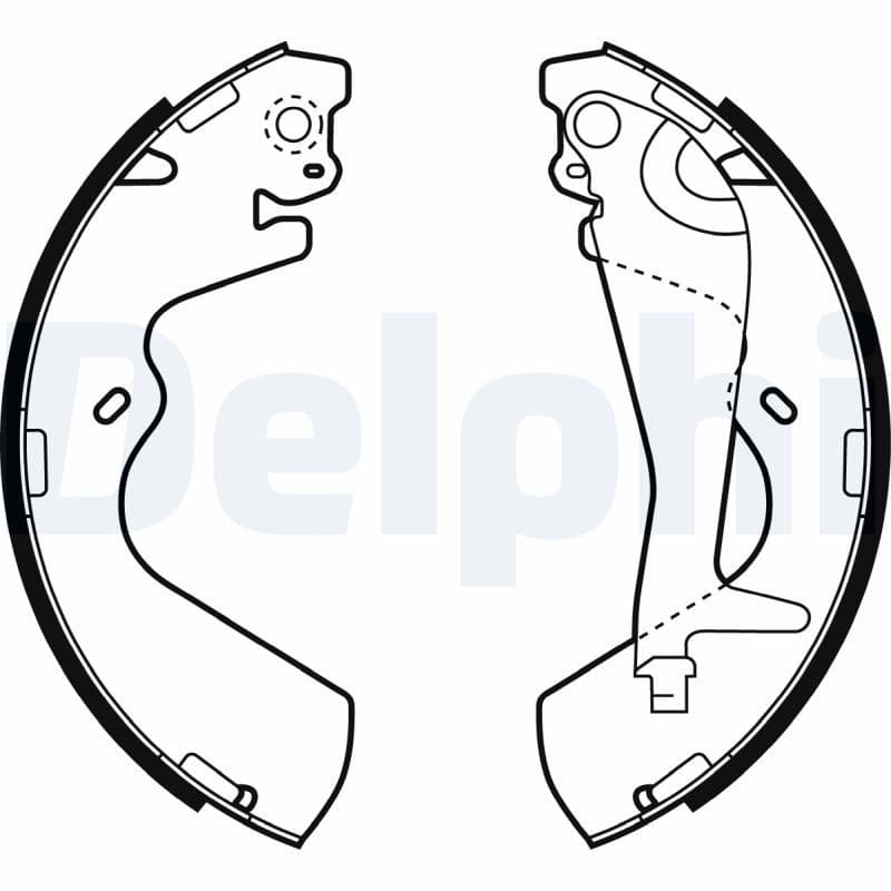 Set saboti frana DELPHI LS1934