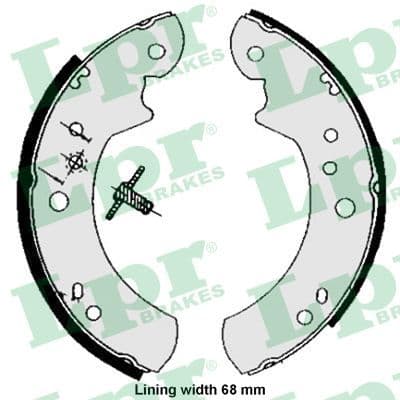 Set saboti frana LPR 05060