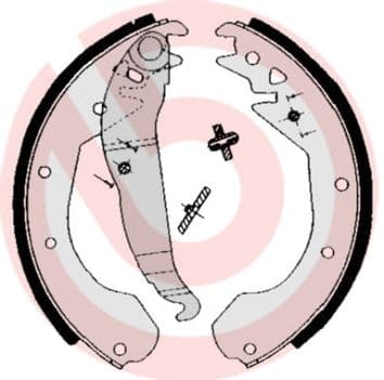 Set saboti frana BREMBO S 59 510