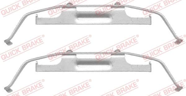Set accesorii, placute frana QUICK BRAKE 109-1642