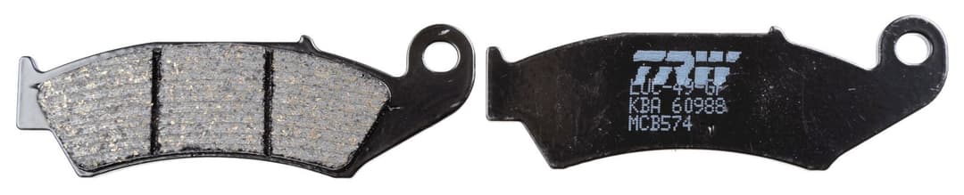 set placute frana,frana disc TRW Organic Allround MCB574