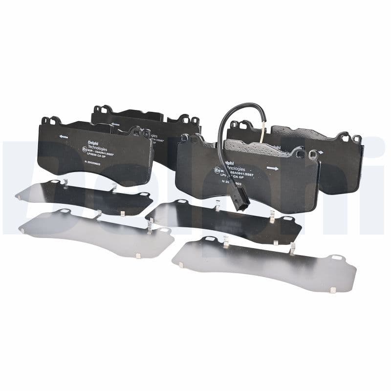 set placute frana,frana disc DELPHI LP3836