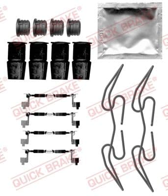Set accesorii, placute frana QUICK BRAKE 109-0134