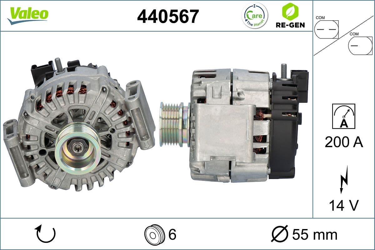 Generator / Alternator VALEO 440567
