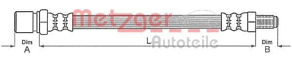 Furtun frana METZGER 4110916
