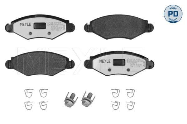 set placute frana,frana disc MEYLE -PD: Advanced performance and design. 025 235 9718/PD