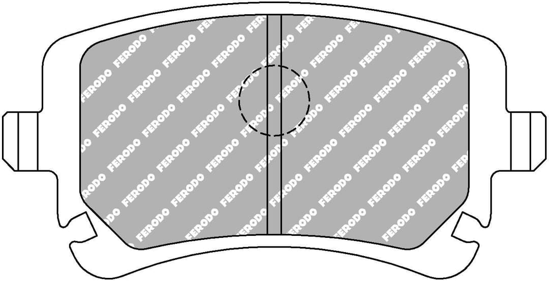 set placute frana,frana disc FERODO FCP1655H