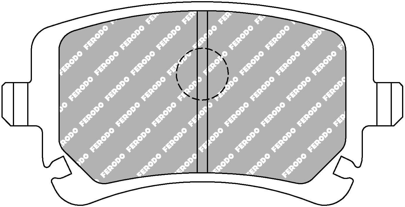 set placute frana,frana disc FERODO FCP1655H