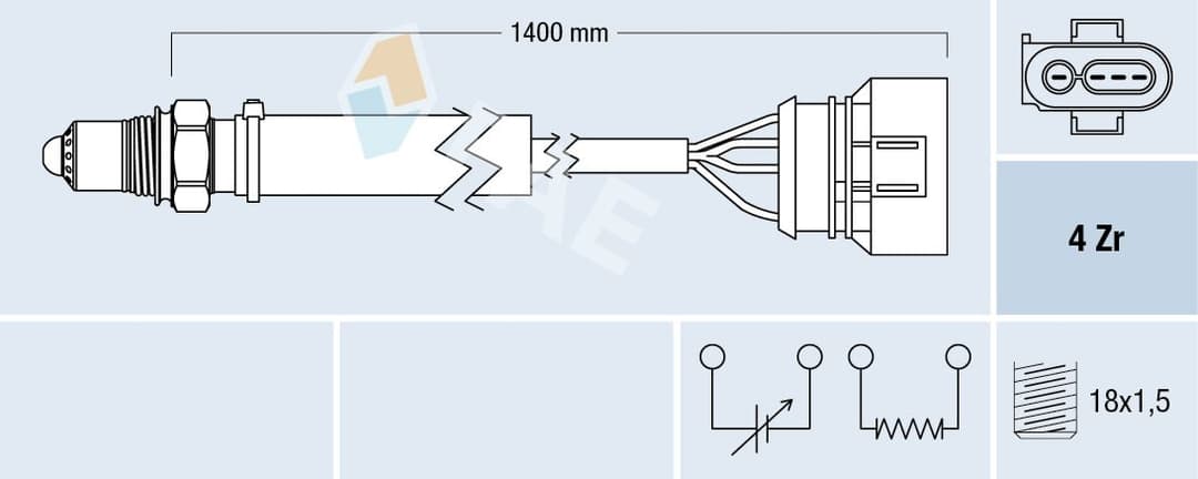 Sonda Lambda FAE 77461