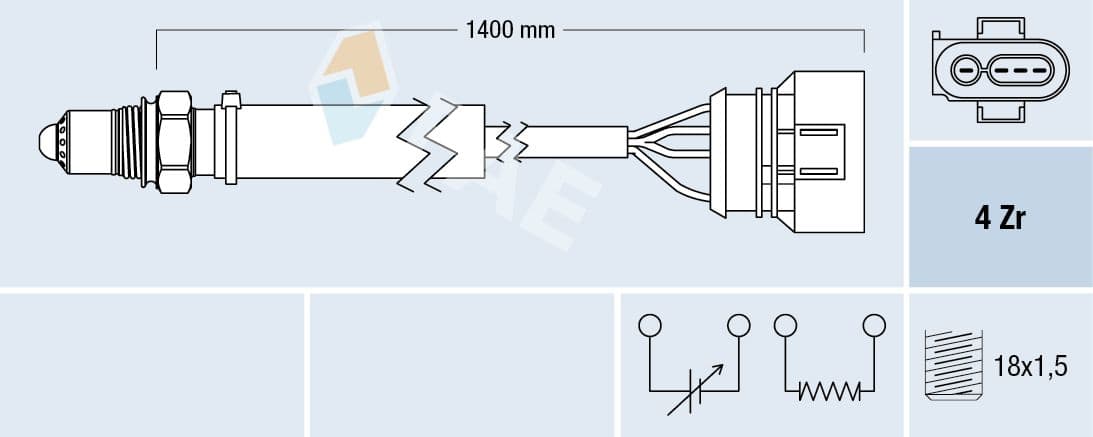 Sonda Lambda FAE 77461