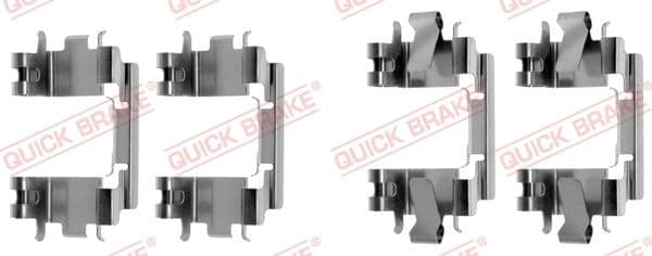 Set accesorii, placute frana QUICK BRAKE 109-1257