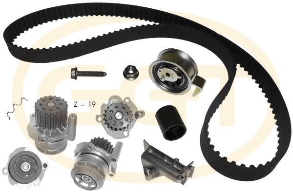 Set pompa apa + curea dintata GGT KPA20037