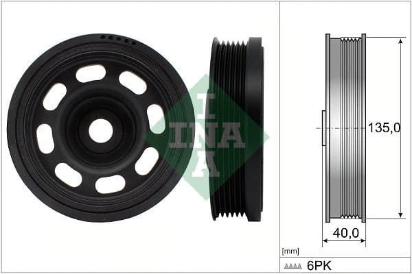 Fulie curea, arbore cotit Schaeffler INA 544 0184 10