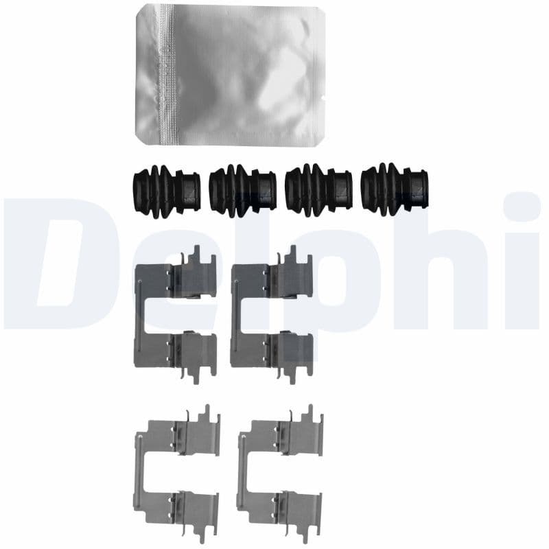 Set accesorii, placute frana DELPHI LX0624