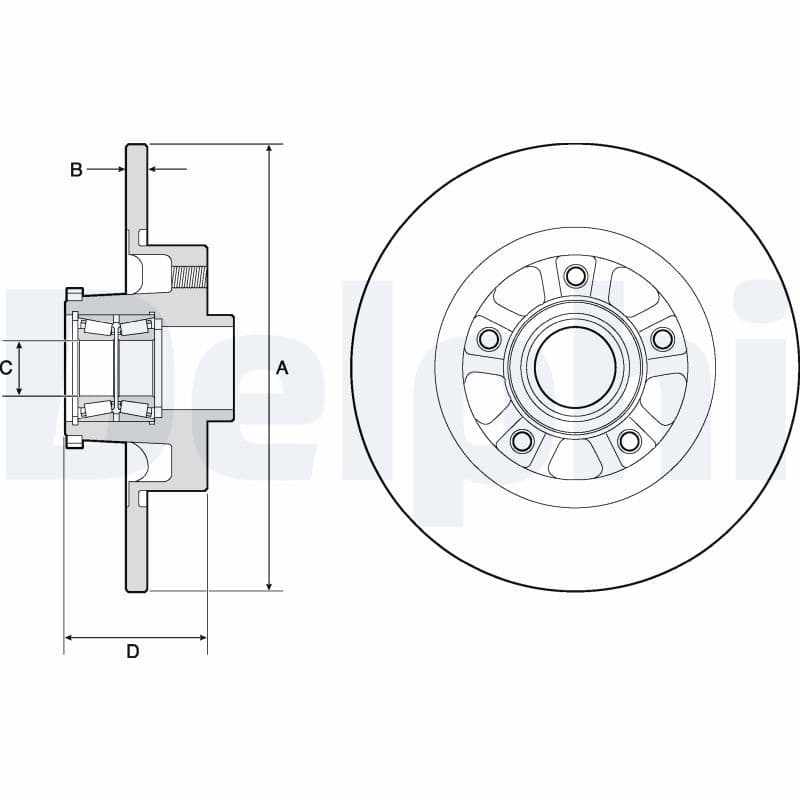 Disc frana DELPHI BG9190RSC