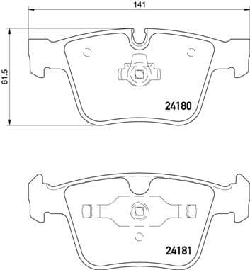 set placute frana,frana disc BREMBO PRIME LINE P 50 116