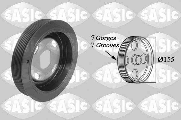 Fulie curea, arbore cotit SASIC 2150078