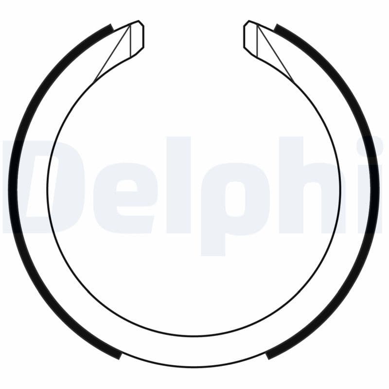 Set saboti frana, frana de mana DELPHI LS2169