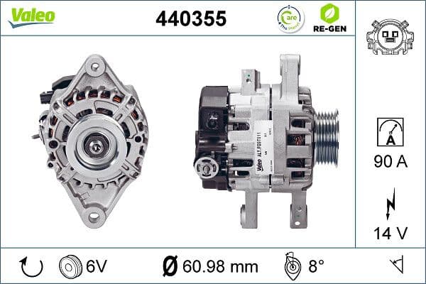 Generator / Alternator VALEO 440355