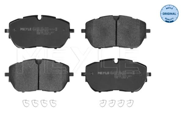 set placute frana,frana disc MEYLE -ORIGINAL: True to OE. 025 222 1818