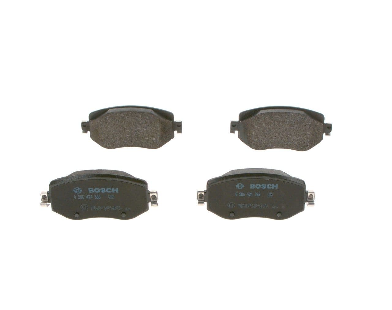 set placute frana,frana disc BOSCH 0 986 424 386
