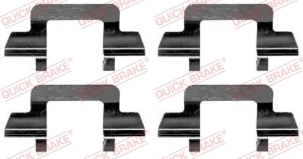 Set accesorii, placute frana QUICK BRAKE 109-1243
