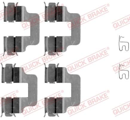 Set accesorii, placute frana QUICK BRAKE 109-1245