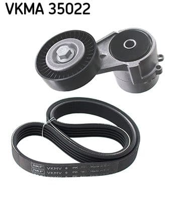 Set curea transmisie cu caneluri SKF VKMA 35022