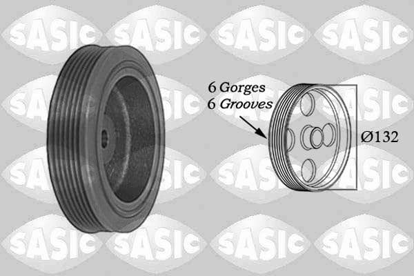 Fulie curea, arbore cotit SASIC 4000704