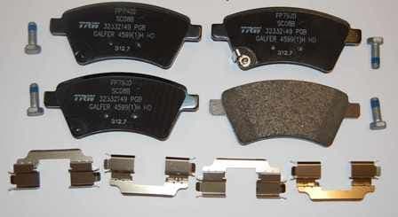 set placute frana,frana disc MOTAQUIP LVXL1304