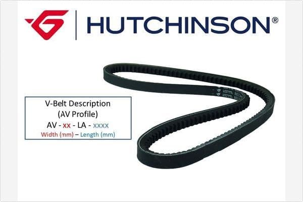 Curea transmisie HUTCHINSON AV 13 1150 (La 1165)