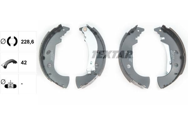 Set saboti frana TEXTAR 91053100