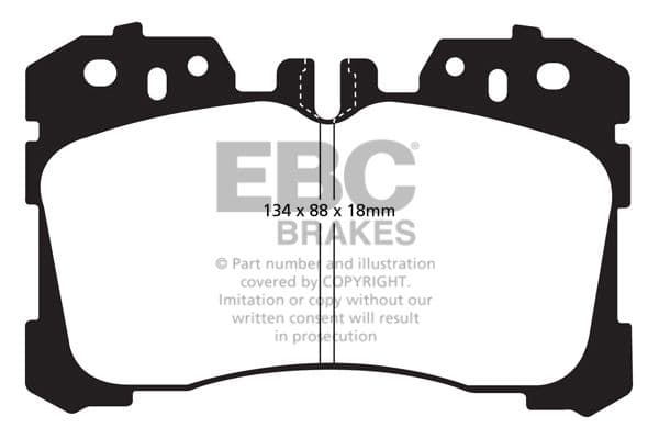 set placute frana,frana disc EBC Brakes DP41811R