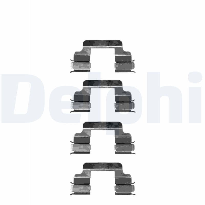 Set accesorii, placute frana DELPHI LX0334