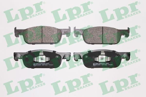 set placute frana,frana disc LPR 05P1963