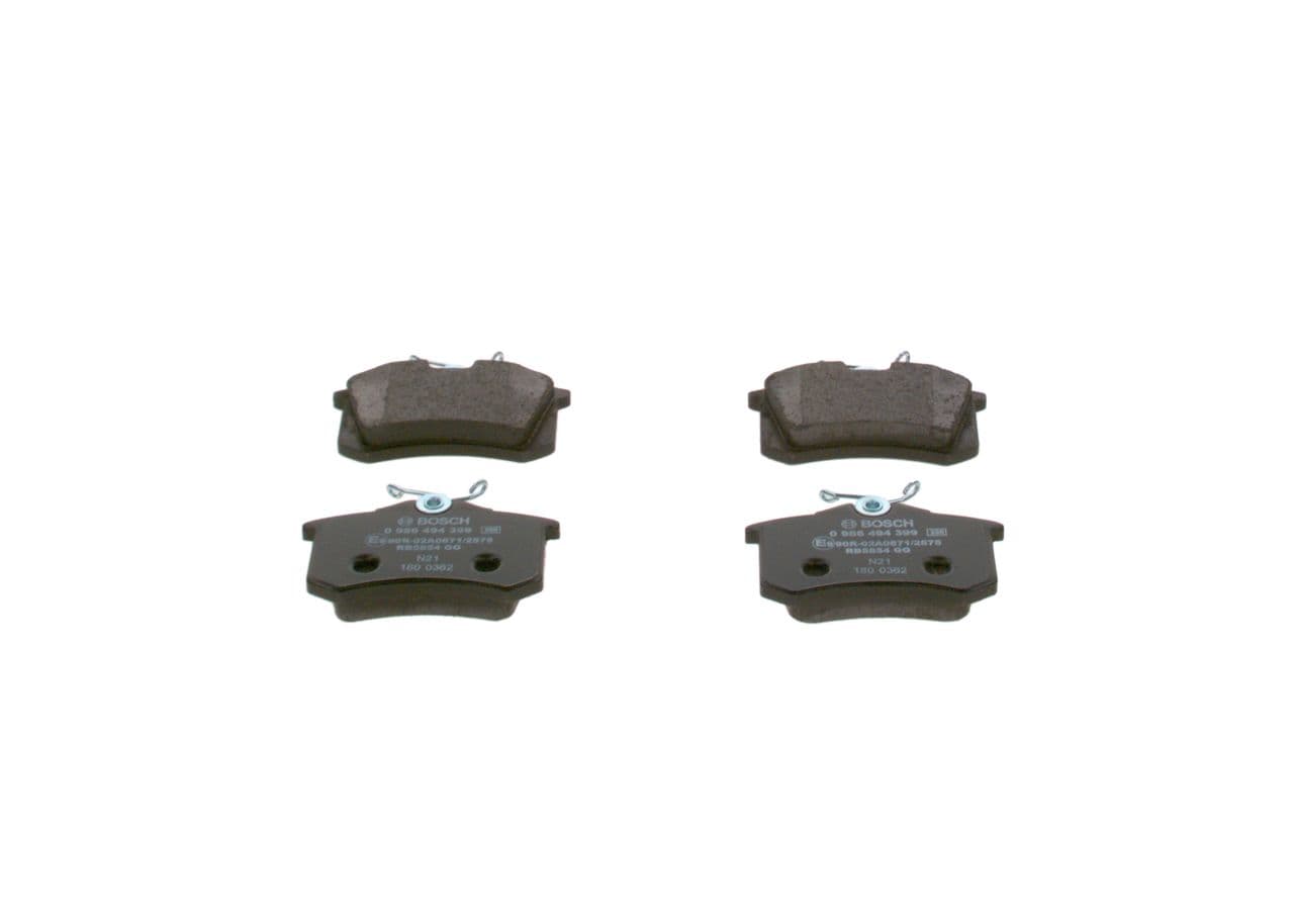 set placute frana,frana disc BOSCH 0 986 494 399