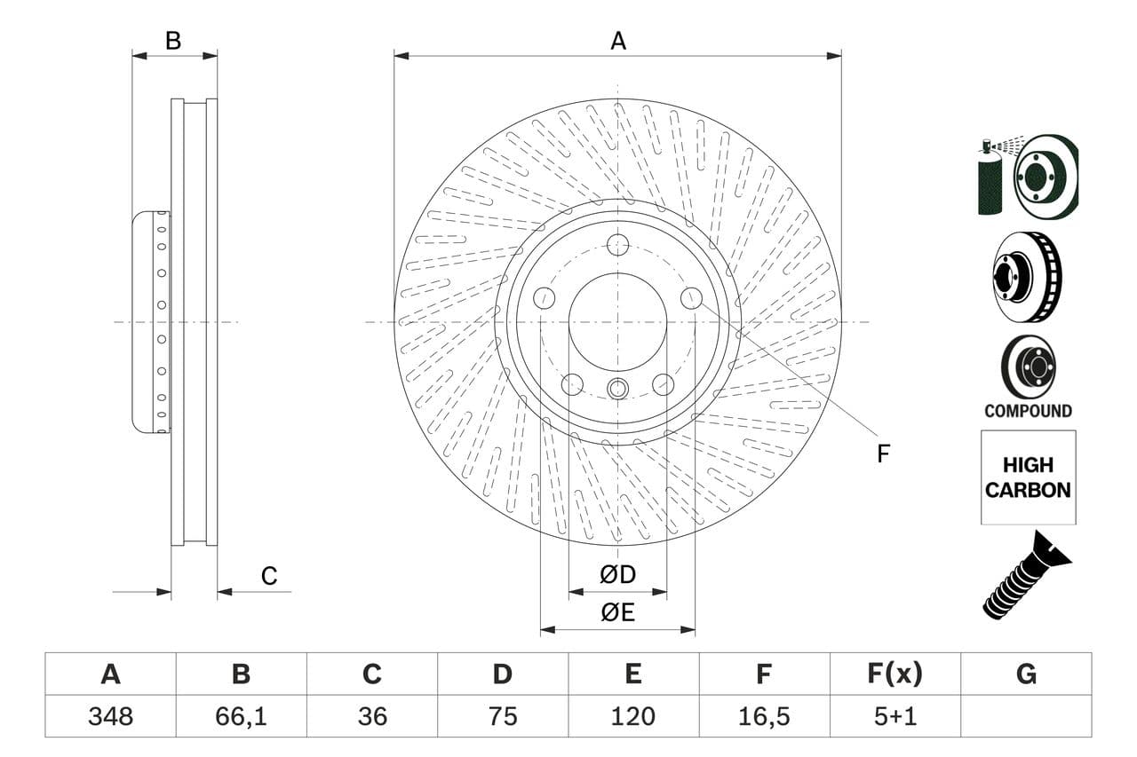 Disc frana BOSCH 0 986 479 E18