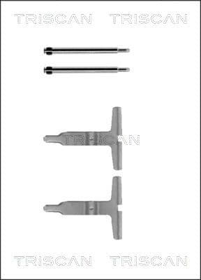 Set accesorii, placute frana TRISCAN 8105 231583