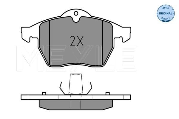 set placute frana,frana disc MEYLE -ORIGINAL: True to OE. 025 218 2919