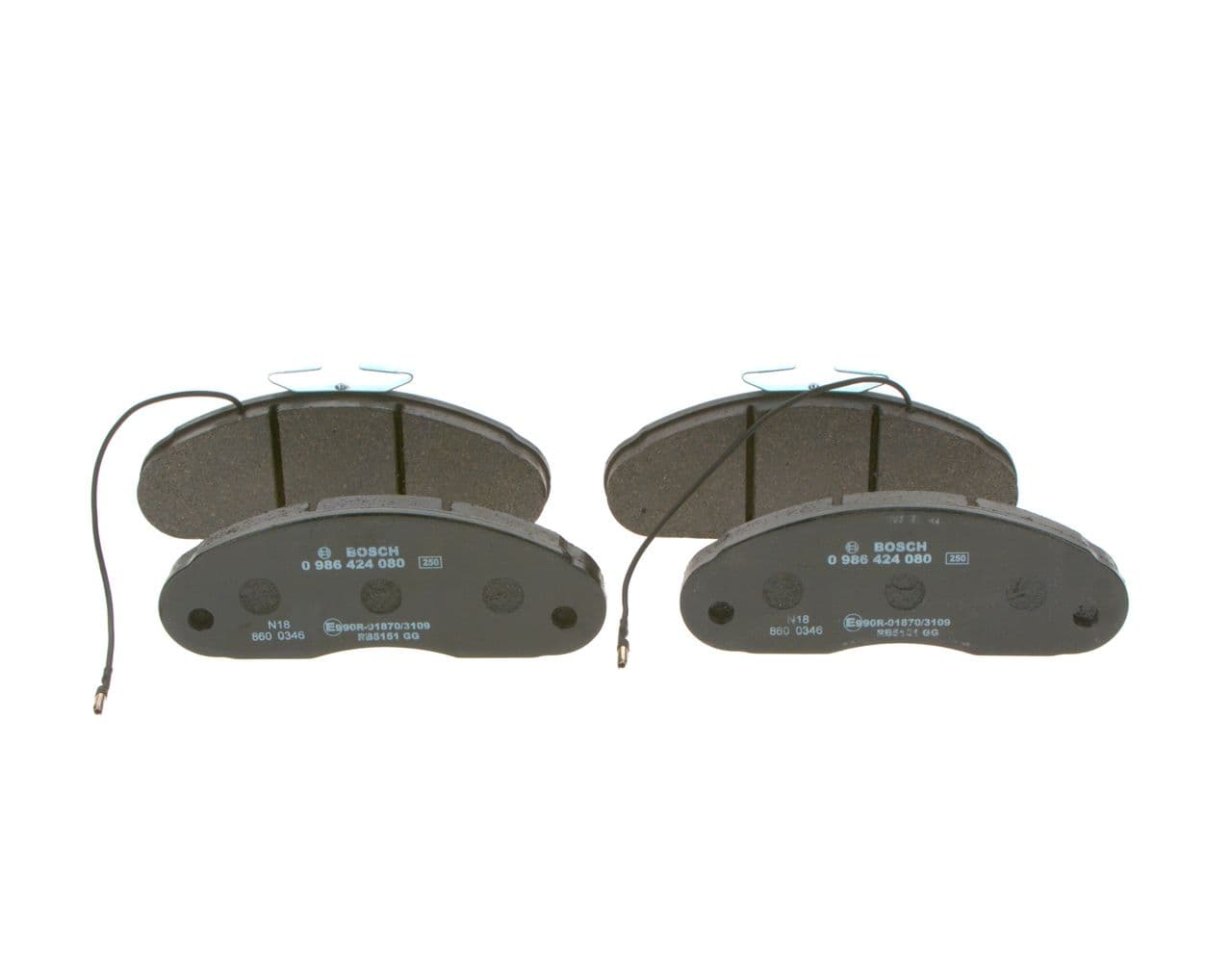 set placute frana,frana disc BOSCH 0 986 424 080