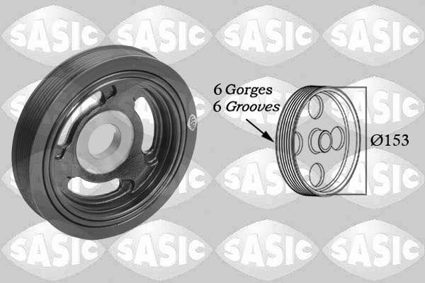 Fulie curea, arbore cotit SASIC 2150004