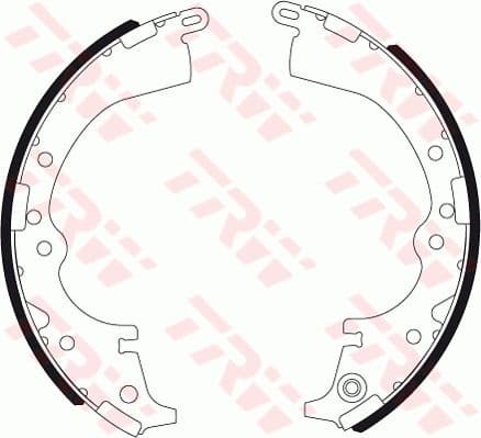 Set saboti frana TRW GS7333