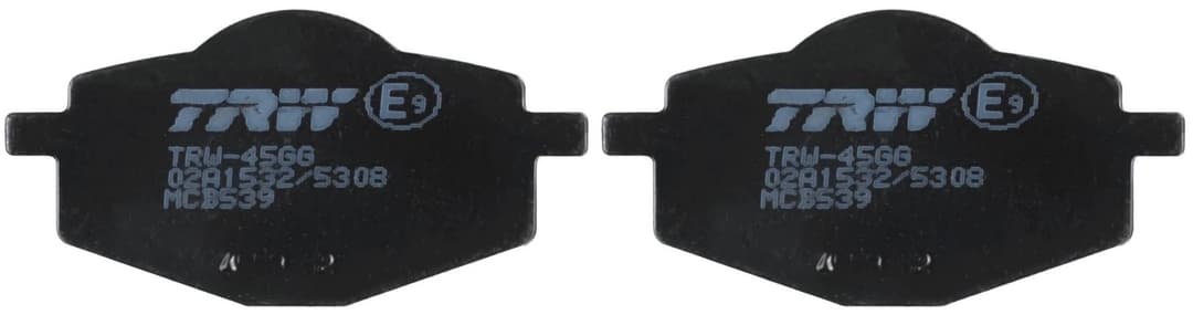 set placute frana,frana disc TRW MCB539