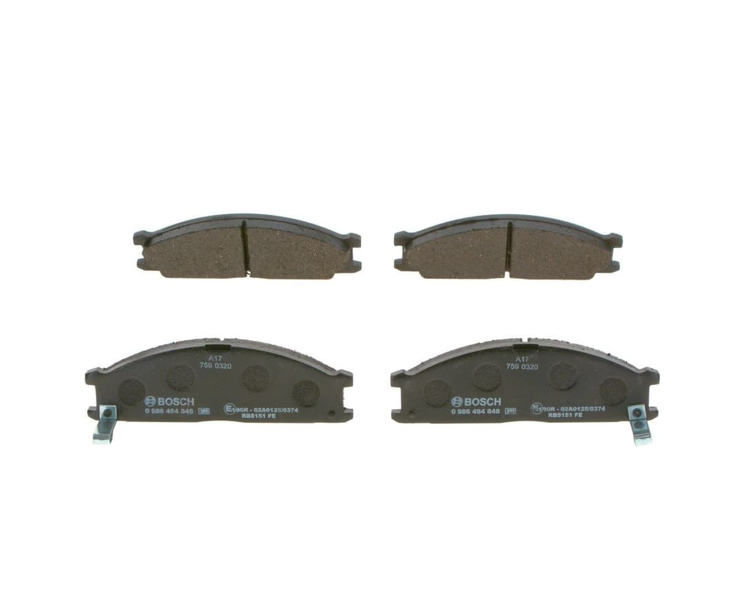 set placute frana,frana disc BOSCH 0 986 494 848